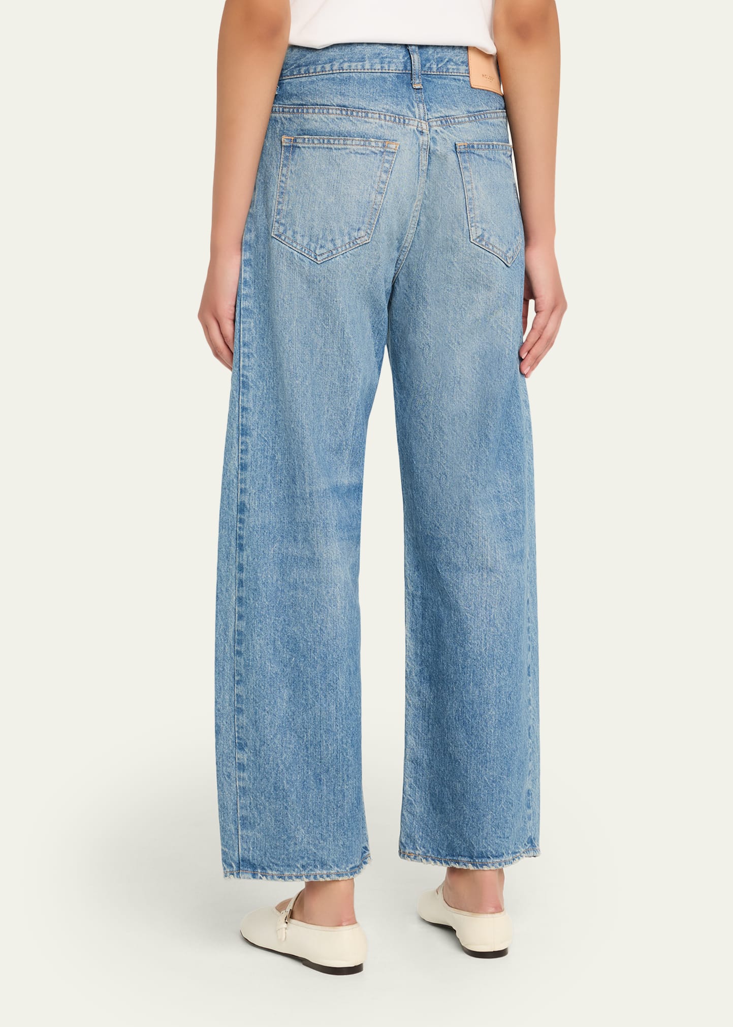 MV Bayard Side Line Cocoon, denim jeans, high rise denim, jeans, denim, full length denim, wide leg jeans, women's clothing