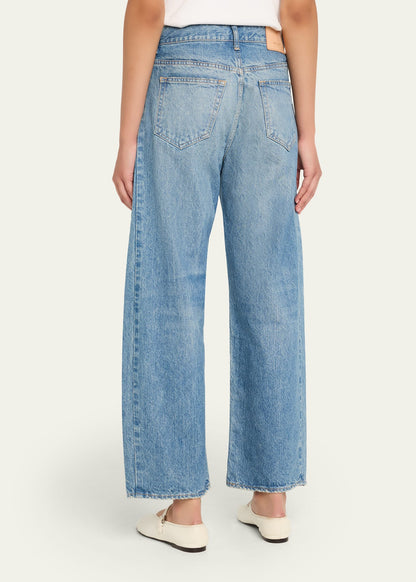 MV Bayard Side Line Cocoon, denim jeans, high rise denim, jeans, denim, full length denim, wide leg jeans, women's clothing