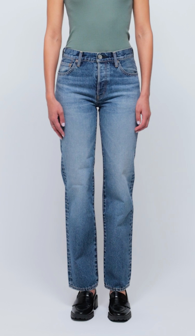 MV Wythe Straight Leg Jean, straight leg denim jeans, women's clothing