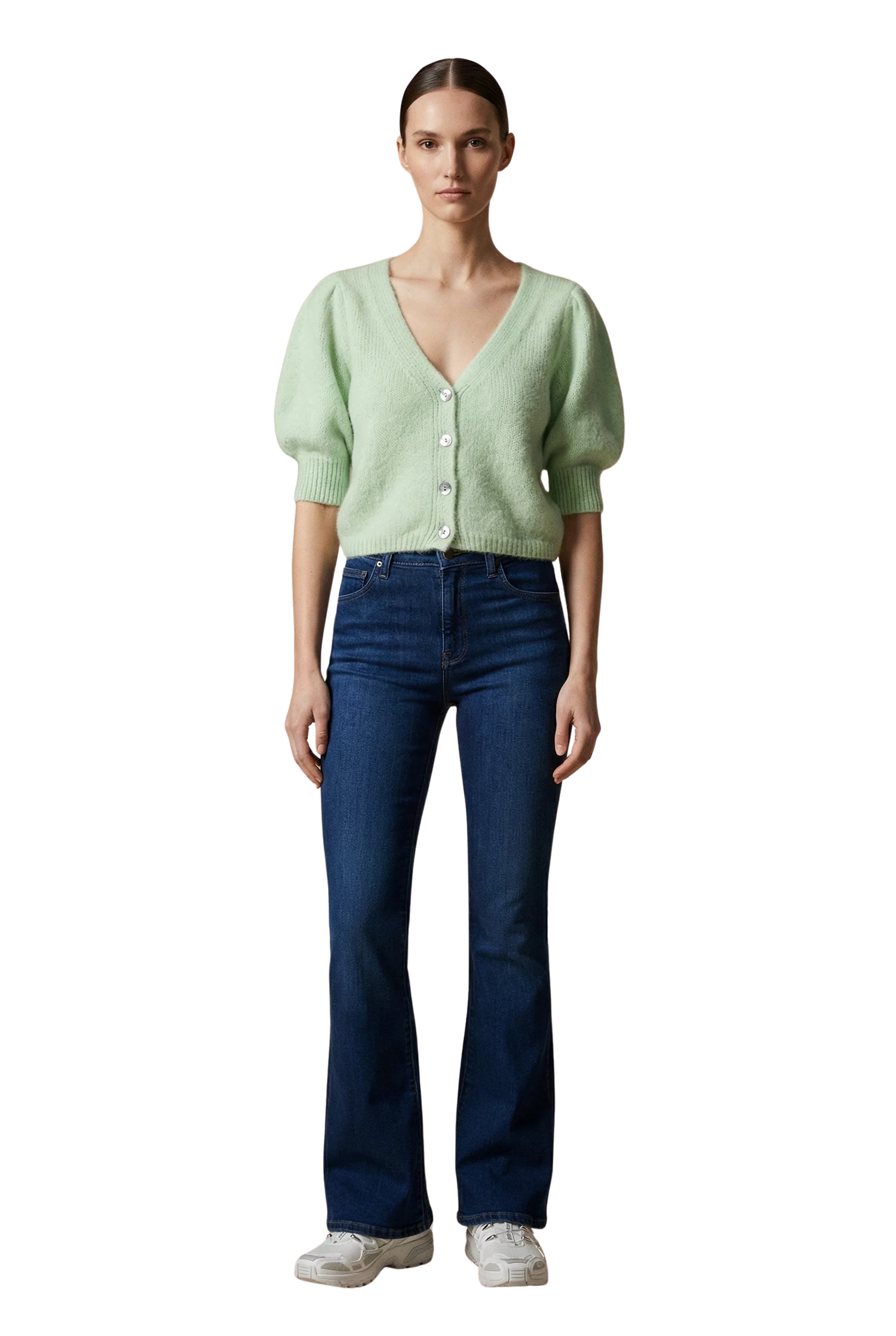 American Dreams Manda Alpaca Cardigan, short sleeved cardigan sweater, women's clothing