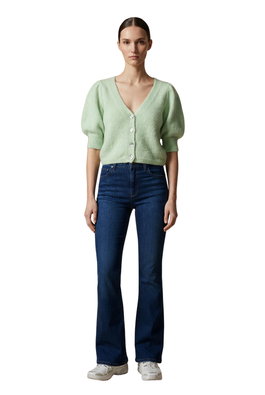 American Dreams Manda Alpaca Cardigan, short sleeved cardigan sweater, women's clothing