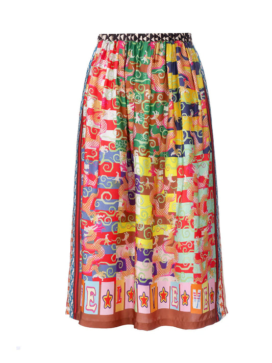 Me369 Rosalee Skirt, skirt, midi skirt, patterned skirt, women's clothing