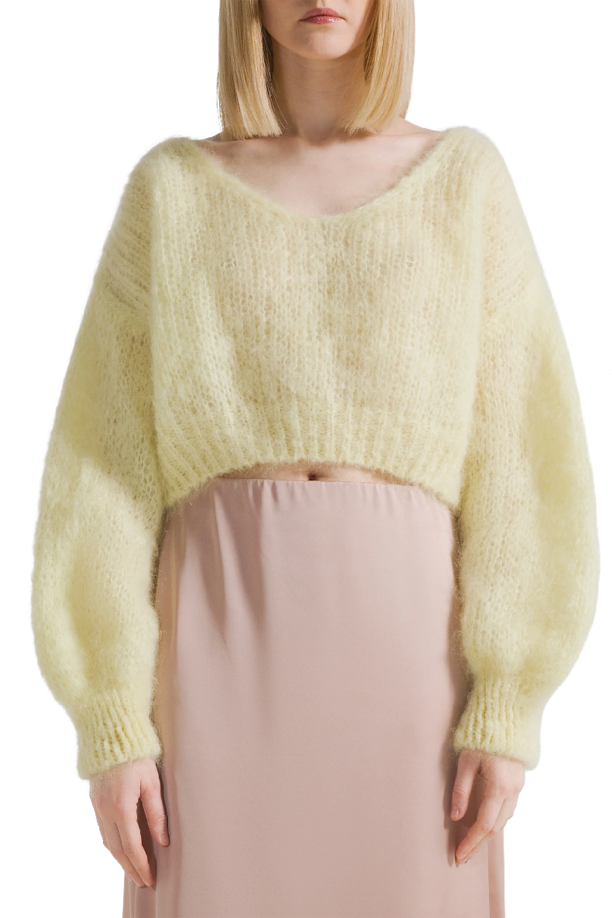 American Dreams Milana Cropped Pullover, sweater, cropped sweater, open neck sweater, women's clothing