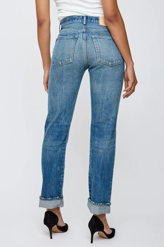 Moussy MV Frederica Straight, mid rise denim, denim jeans, jeans, straight leg jeans, women's clothing
