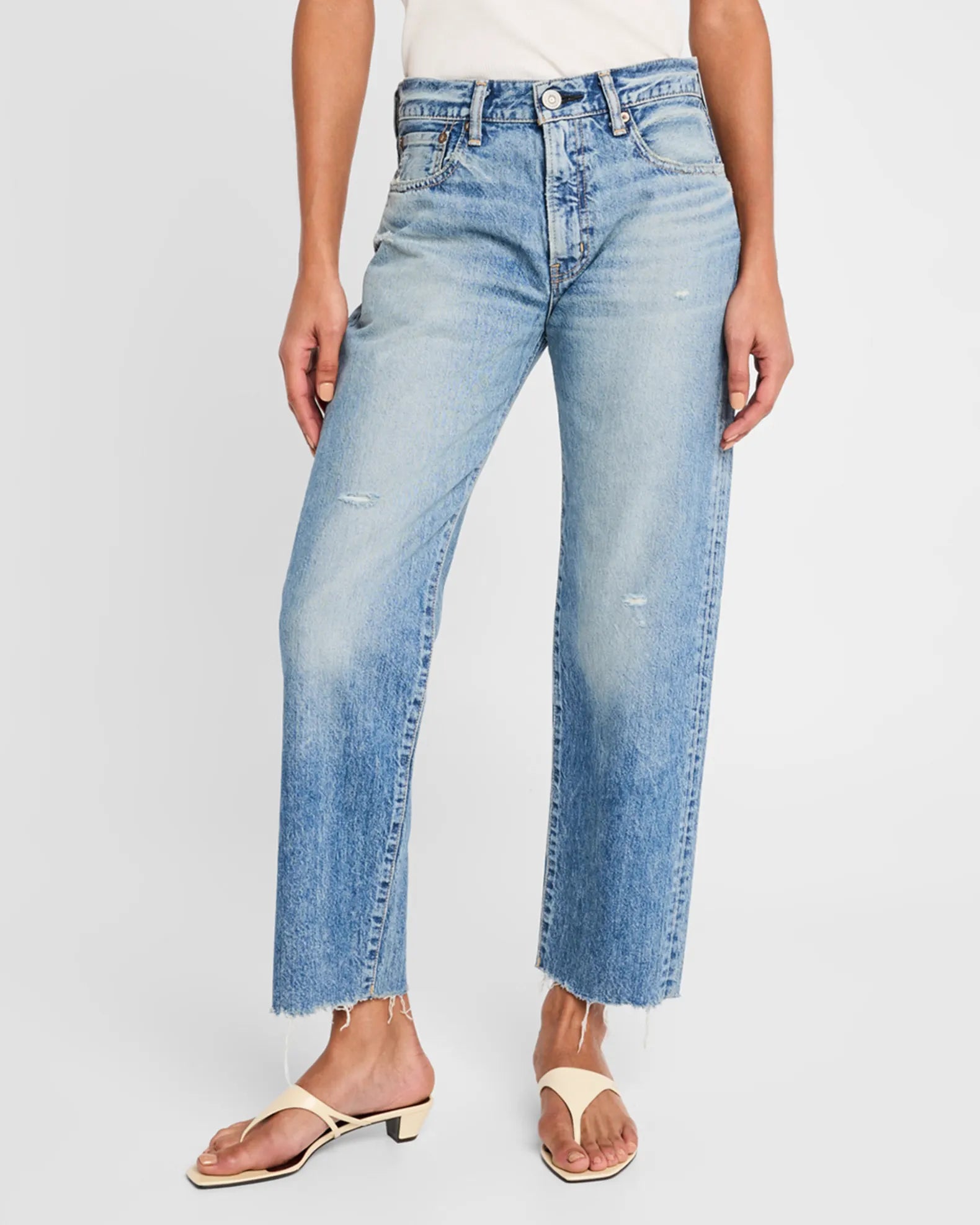 Moussy MV Kossuth Pants, boyfriend jeans, denim, denim jeans, cropped denim, mid-rise denim, women's clothing