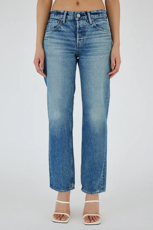 Moussy Trigg Straight Low, denim jeans, straight leg denim, clean denim, jeans, women's clothing