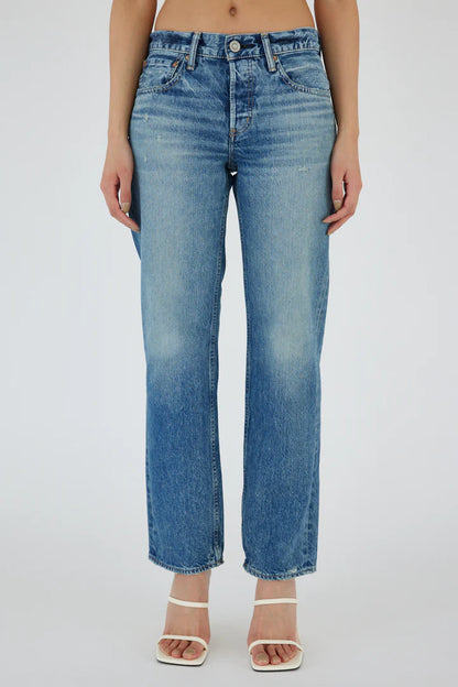 Moussy Trigg Straight Low, denim jeans, straight leg denim, clean denim, jeans, women's clothing