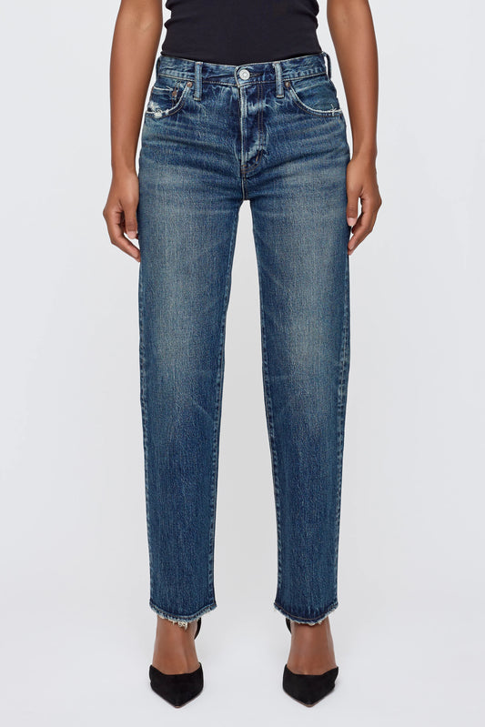 Moussy Wiley Straight, mid rise jeans, denim jeans, jeans, straight leg jeans, women's clothing