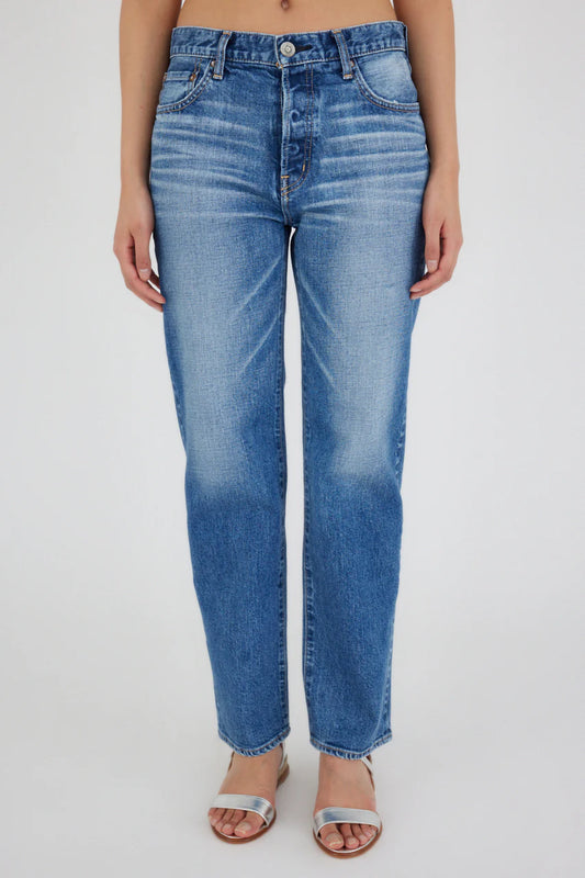 Moussy Willowen Straight, denim jeans, mid rise denim jeans, jeans, women's clothing