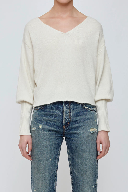 Moussy MV 2Face Dolman Knit Top, sweater, v neck sweater, top, women's clothing