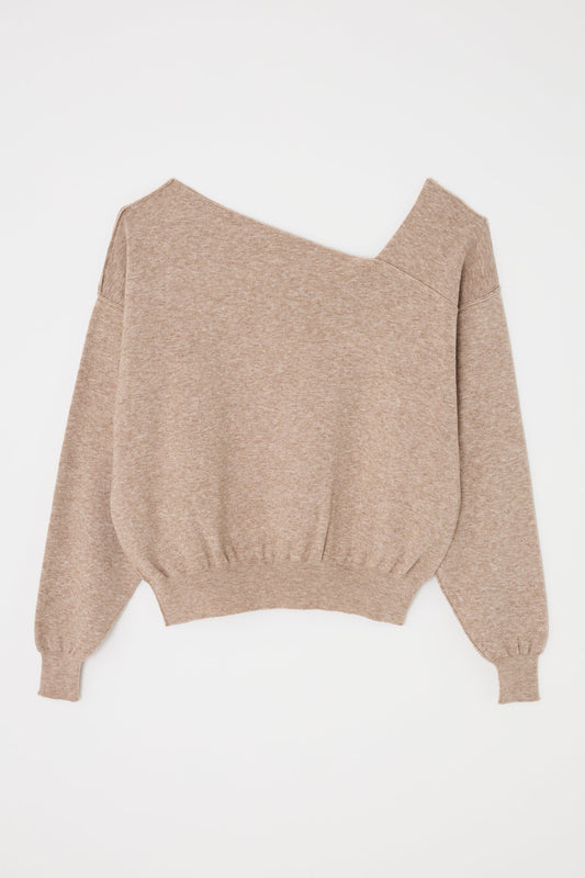 Moussy MV Asymmetry Knit Top, knit top, sweater, fun top, women's clothing