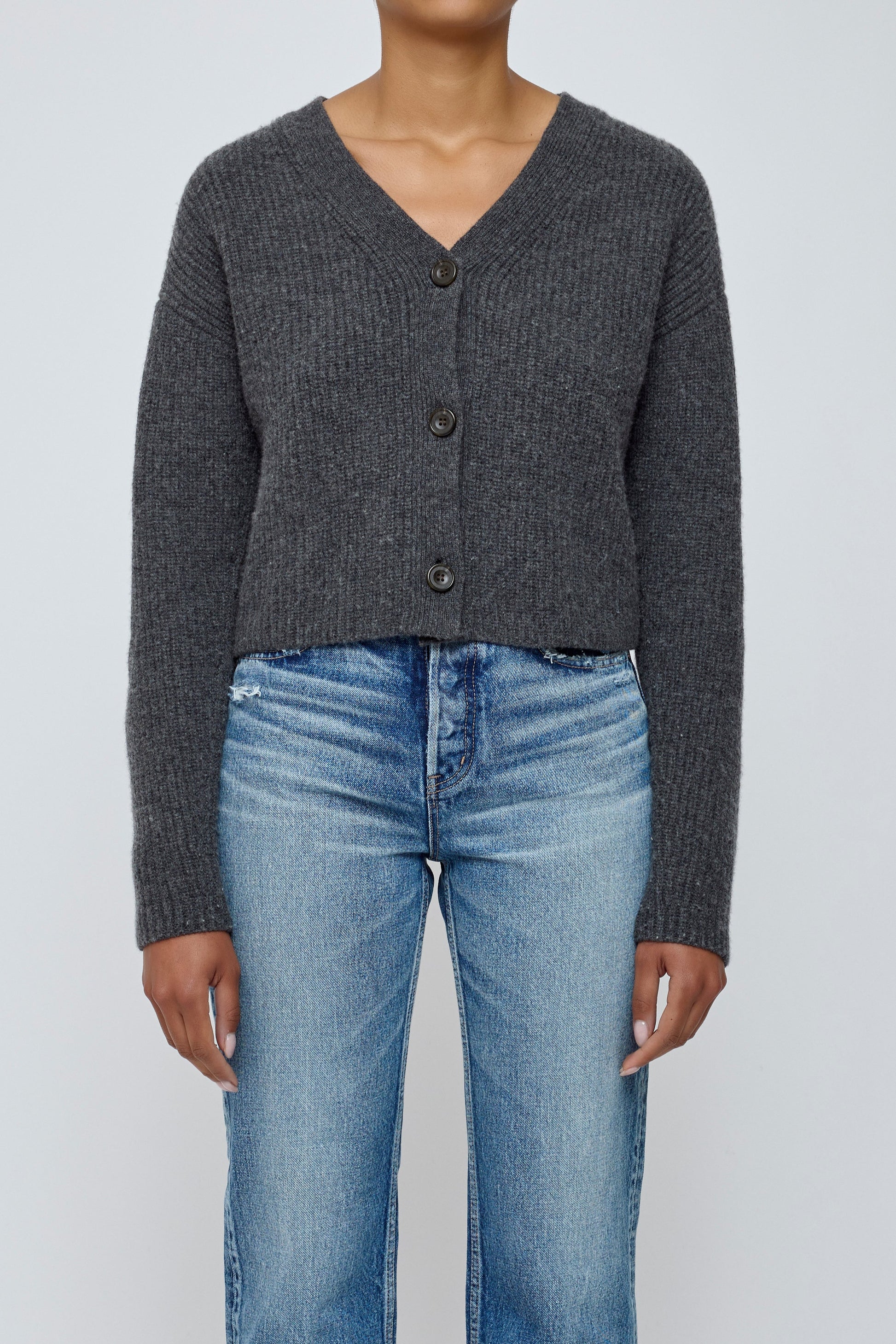 Moussy MV V-Neck Cardigan, cardigan, v-neck cardigan, sweater, women's clothing