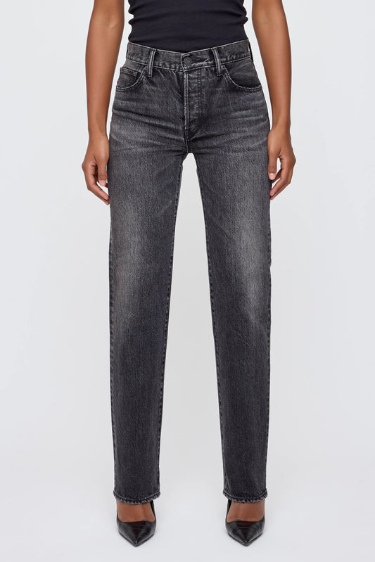 Moussy Melbourne Straight, straight leg denim, denim jeans, jeans, women's clothing
