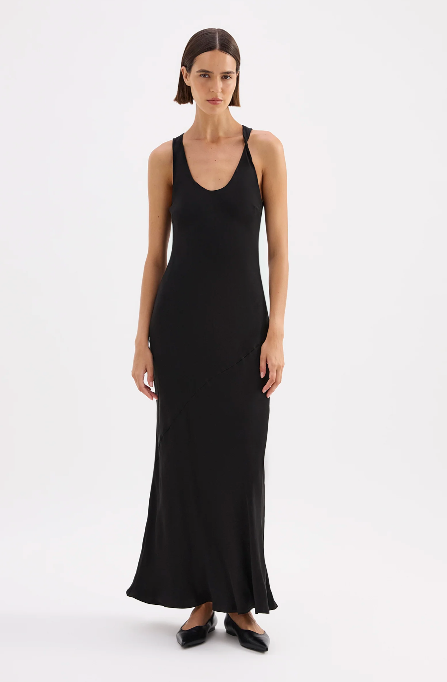 Nude Lucy Amaya Cupro Dress, black dress, maxi dress, sundress, women's clothing
