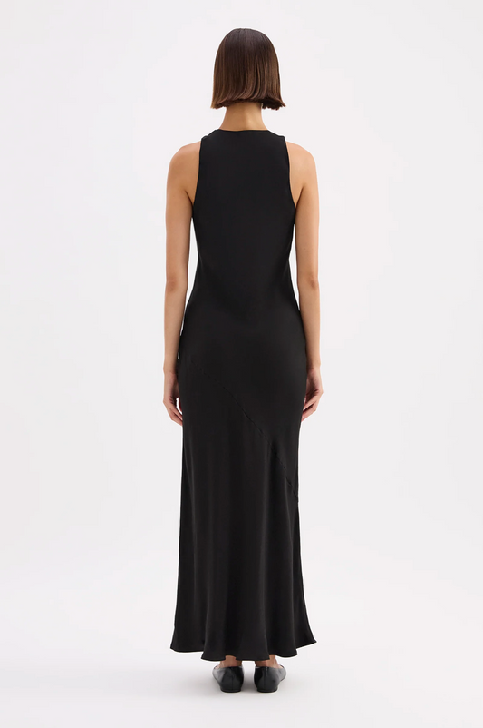 Nude Lucy Amaya Cupro Dress, black dress, maxi dress, sundress, women's clothing