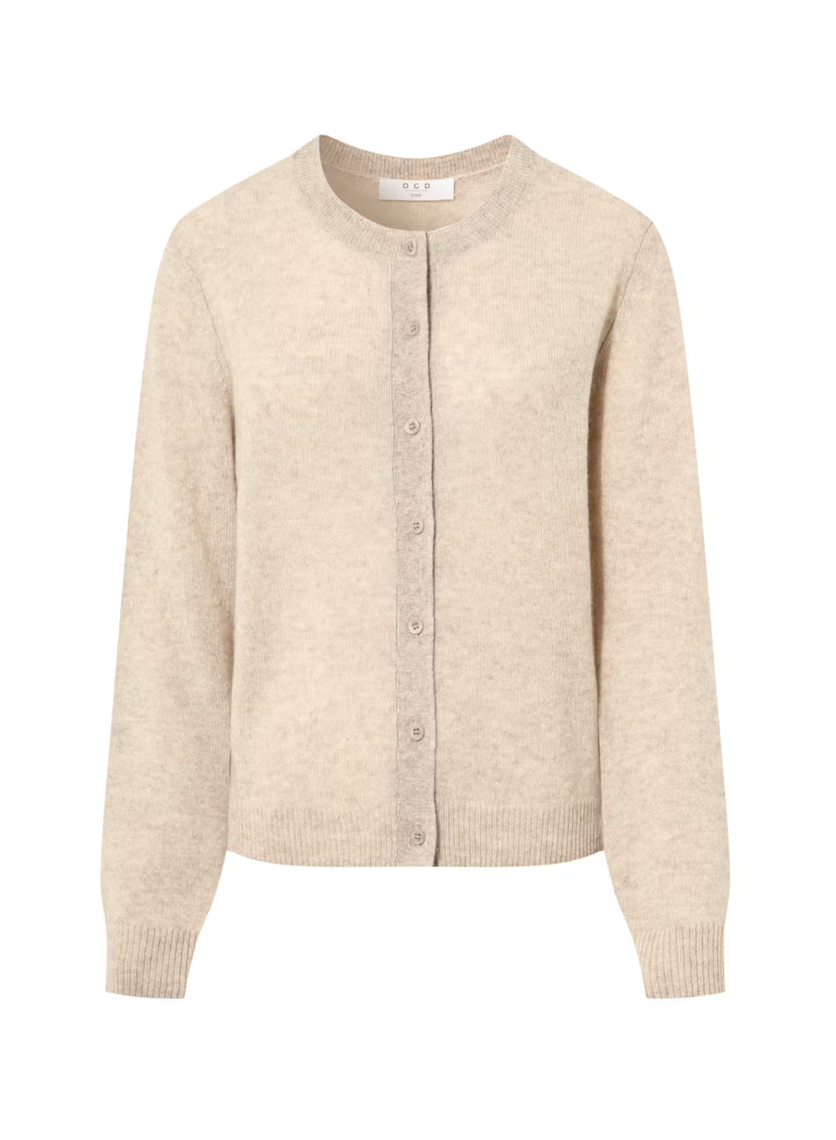 One Grey Day Sloane Cashmere Crew Cardigan, cardigan sweater, sweater, button down sweater, women's clothing