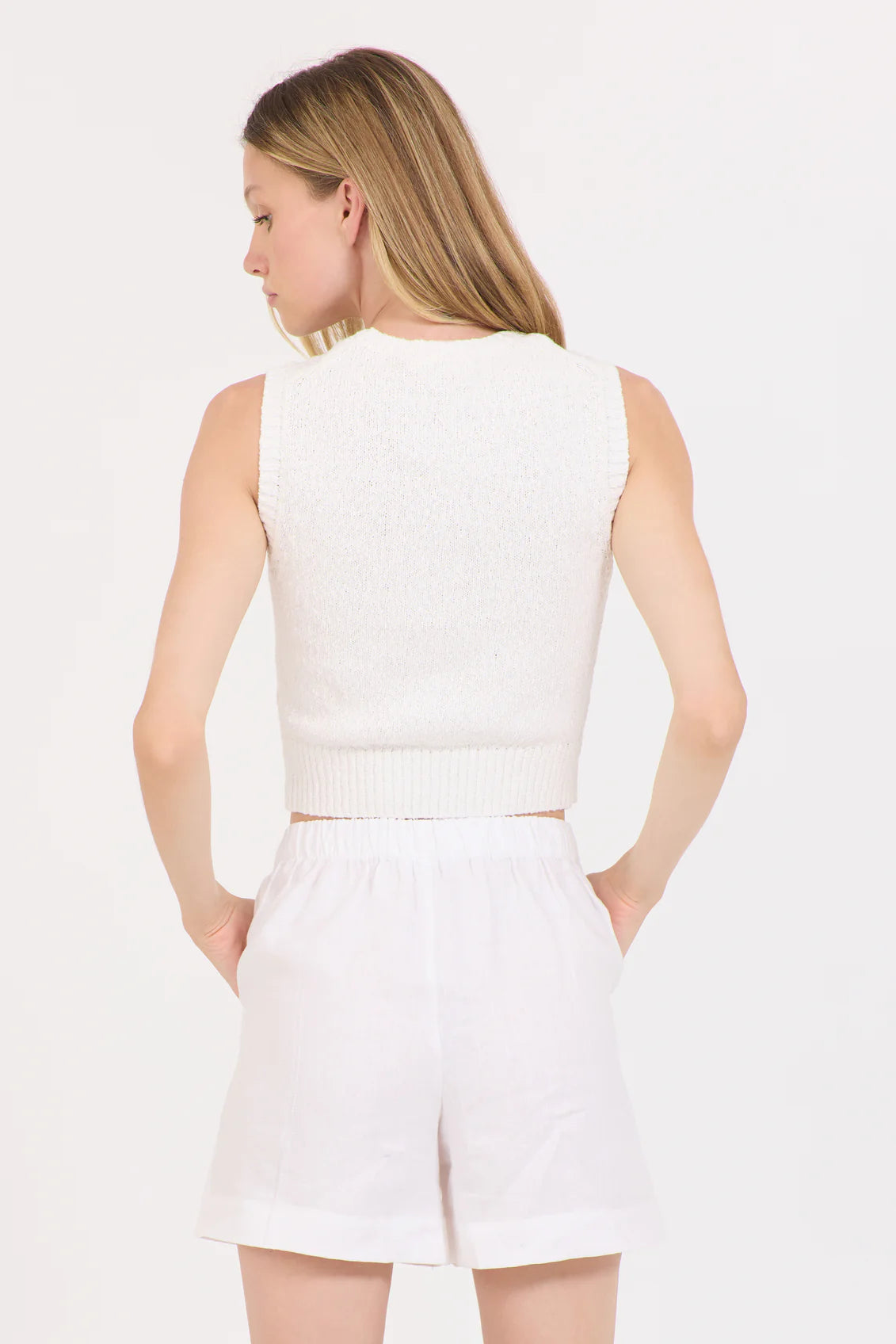 One Grey Day Ikaria Sleeveless Top, tank, sweater tank, sweater vest, top, women's clothing