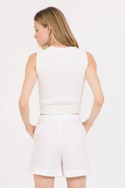 One Grey Day Ikaria Sleeveless Top, tank, sweater tank, sweater vest, top, women's clothing