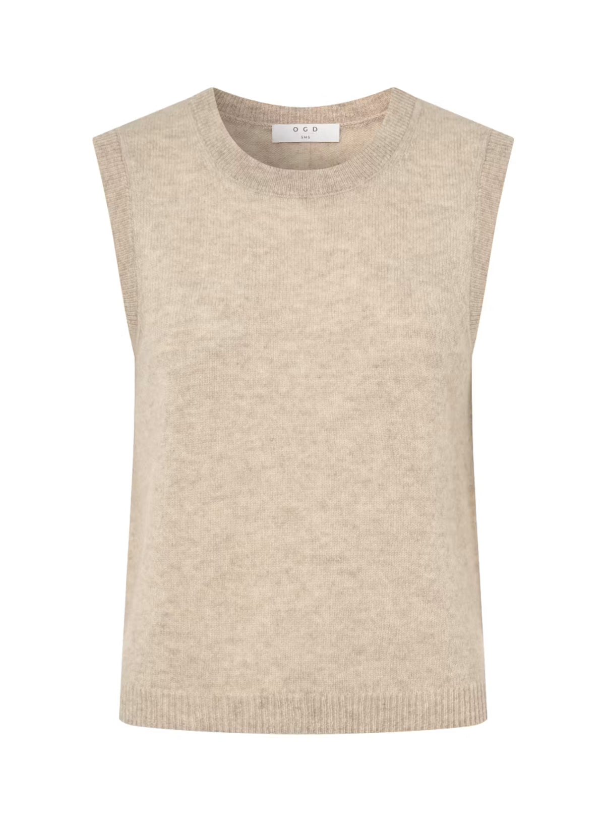 One Grey Day Sloane Cashmere Crew Tank, cashmere sleeveless top, sweater tank, women's clothing