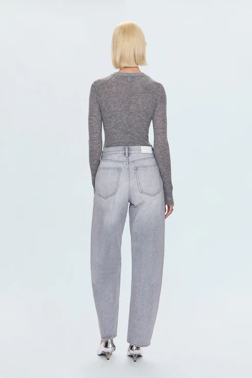 Pistola Wes High Rise, high rise denim, denim jeans, barrel leg jean, barrel leg, jeans, women's clothing