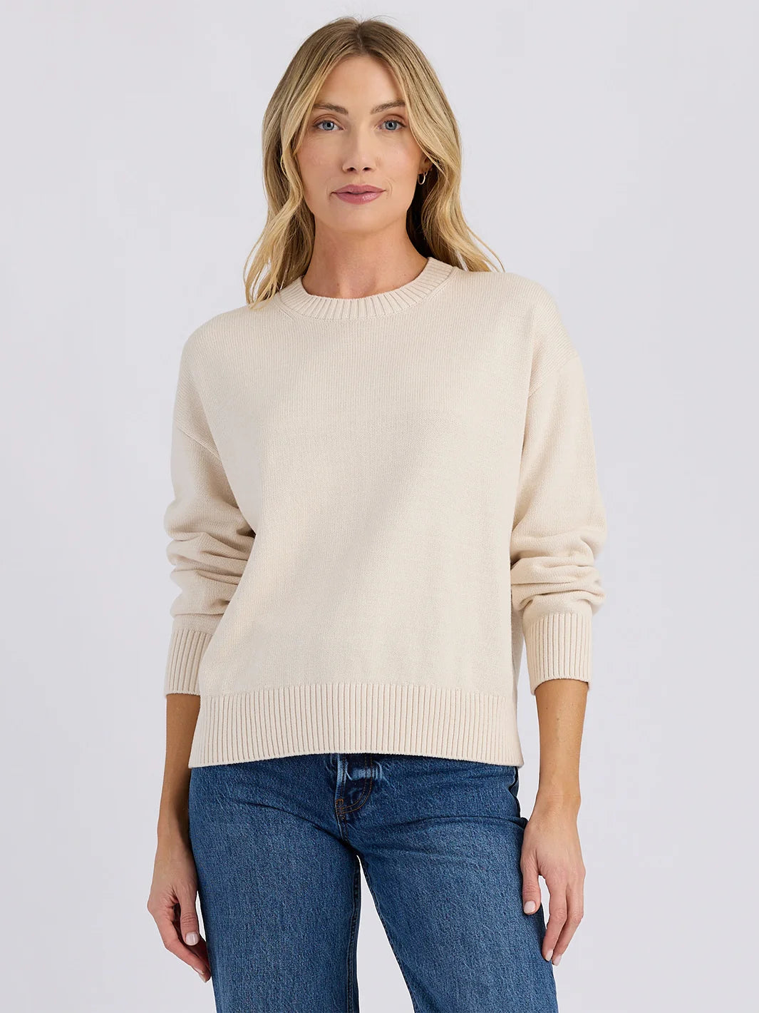 Stitches & Stripes Paloma Crewneck Sweater, Crewneck, cotton sweater, women's clothing