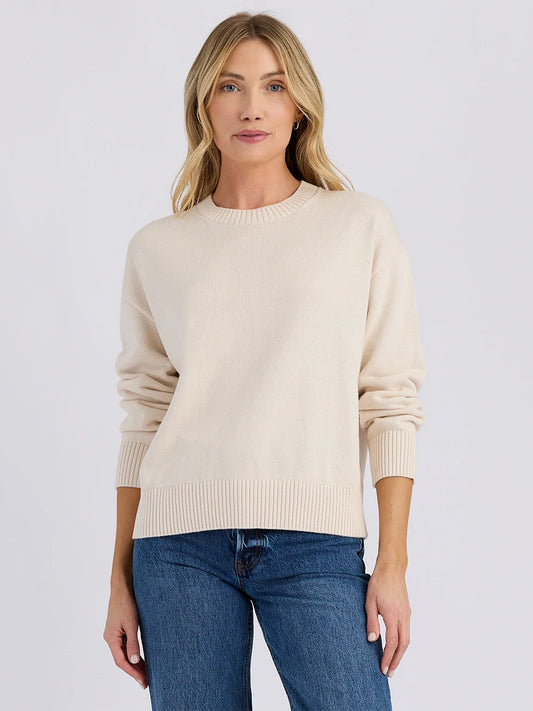 Stitches & Stripes Paloma Crewneck Sweater, Crewneck, cotton sweater, women's clothing