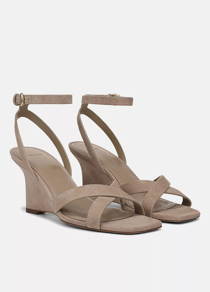 Vince Parma Suede Wedge, wedge heeled sandal, wedges, shoes, sandals, women's clothing
