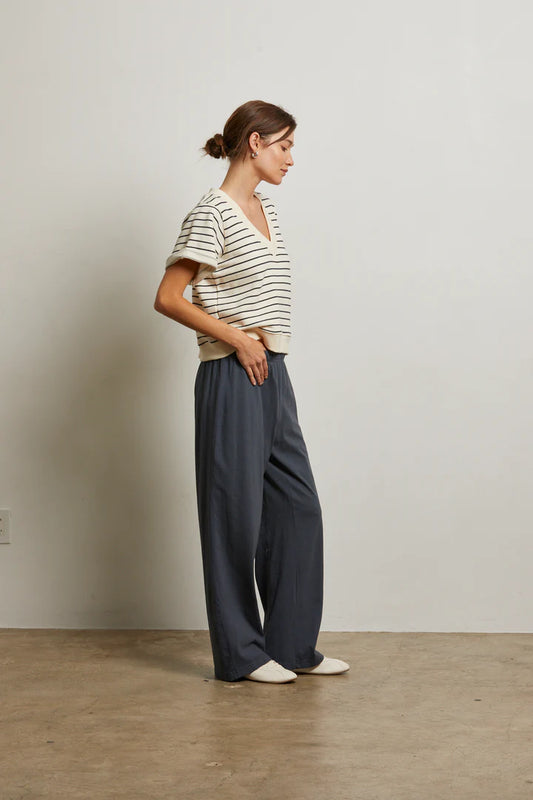 Perfect White Tee Adele Pull on Pant, pants, pull on pants, loungewear, relaxed wear pants, women's clothing