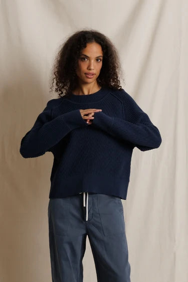 Perfect White Tee Alexa Sweater, cotton cashmere pullover sweater, relaxed fit sweater, women's clothing
