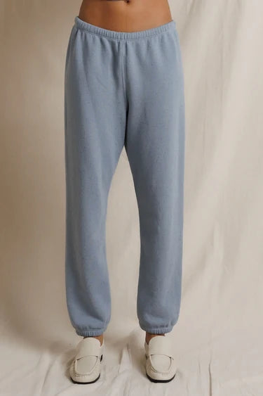 Perfect White Tee Johnny Speckled French Terry, soft french terry cotton, ankle length jogger, sweatpants, women's clothing