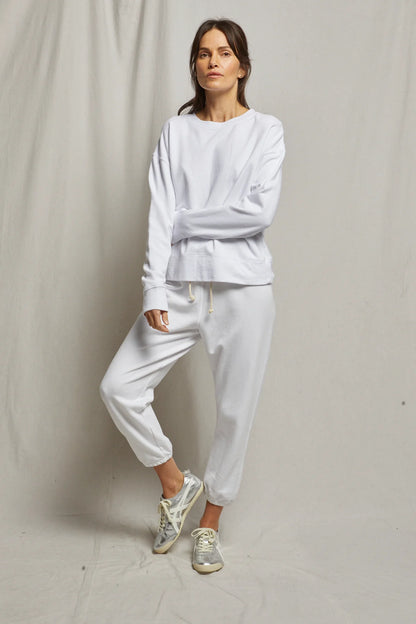 Perfect White Tee Johnny, Sweatpants, joggers, drawstring sweatpants, french terry cotton, sweats, women's clothing, lounge wear, casual