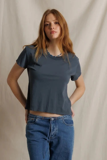 Perfect White Tee Lisa Slim Crew Tee, t-shirt, short sleeved shirt, tee, women's clothing