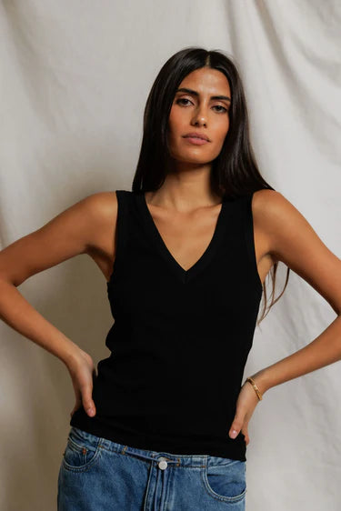 Perfect White Tee Mallory V-Neck Tank Top, v-neck tank top, tank, shirt, women's clothing