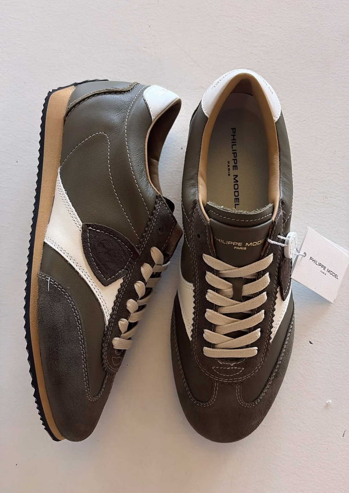 Philippe Model Planche Low Sneaker, low rise sneaker, leather and suede shoes, women's shoes