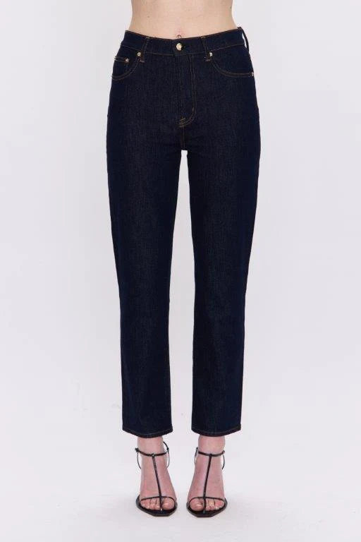 Pistola Bri High Rise Slim Straight, denim jeans, denim, dark denim, clean denim, women's clothing