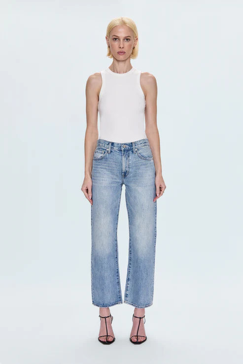 Pistola Lexi Mid Rise, bow legged denim, denim, denim jeans, jeans, bow legged, women's clothing