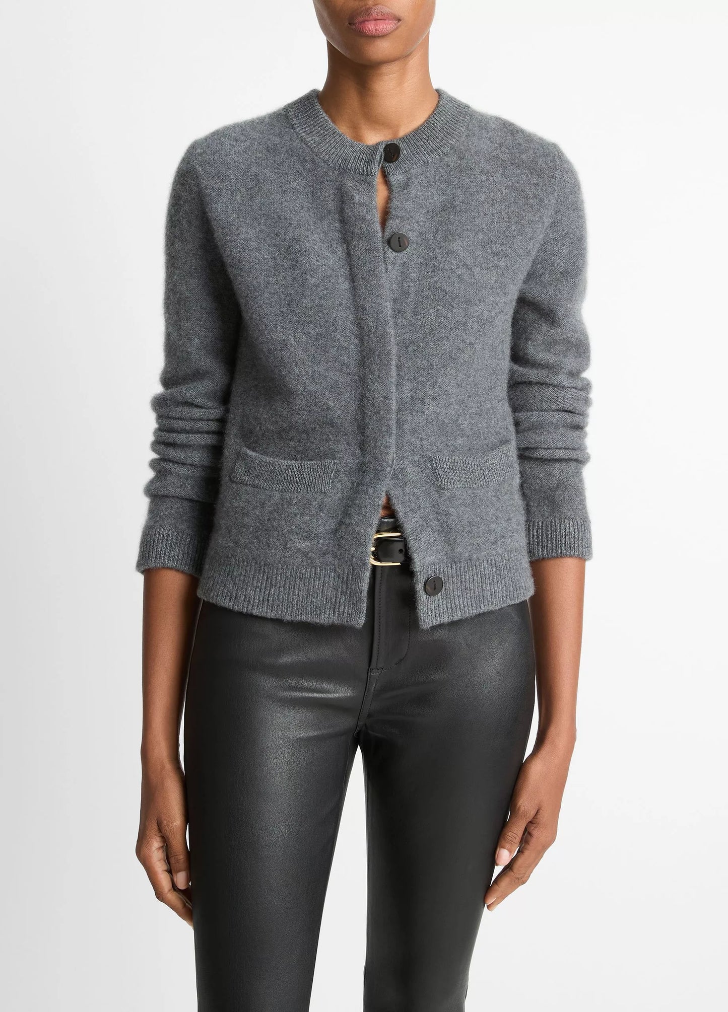 Vince Shrunken Boiled Jacket, cardigan sweater, cardigan, button down sweater, women's clothing