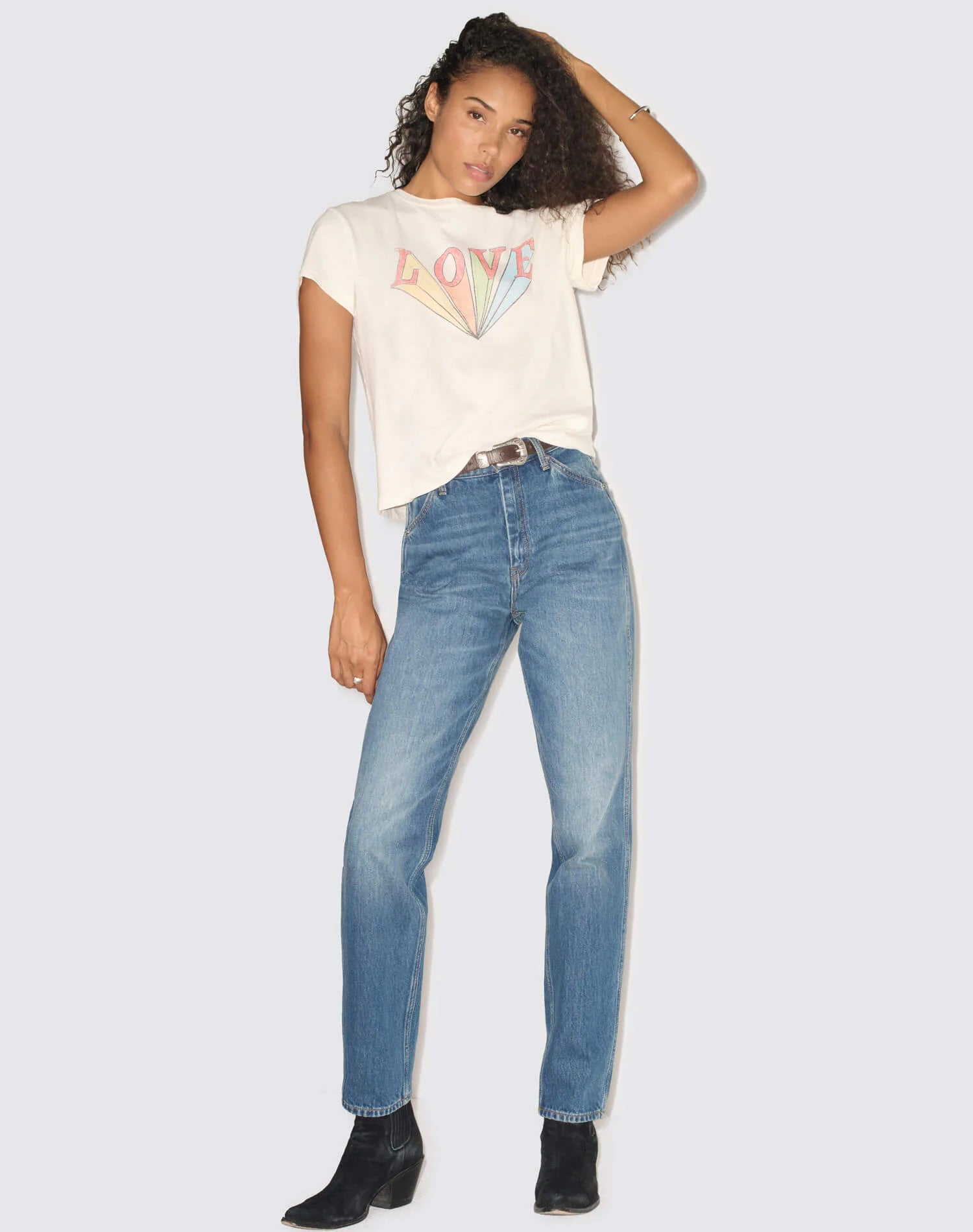 RE/DONE Charlotte Jean, denim jeans, clean denim, jeans, women's clothing