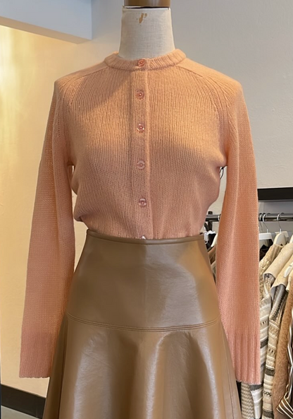 RE/DONE Slim Cashmere Cardigan, cardigan sweater, cashmere cardigan, sweater, women's clothing