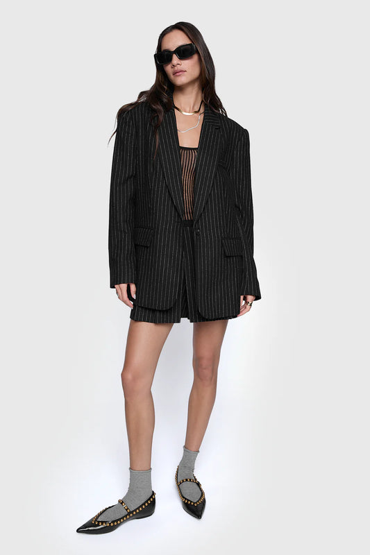 Rebecca Minkoff Starlet Stripe Blazer, blazer, oversized blazer, top, women's clothing