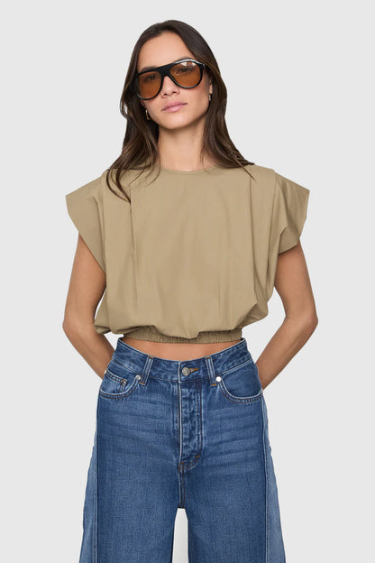 Rebecca Minkoff Holly Sleeveless Poplin Top, shirt, top, fun top, short sleeved shirt, women's clothing