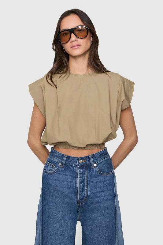 Rebecca Minkoff Holly Sleeveless Poplin Top, shirt, top, fun top, short sleeved shirt, women's clothing
