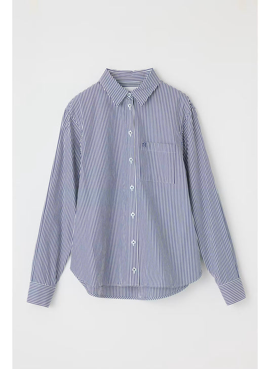 MV Refined Stripe Shirt, long sleeved button down striped shirt, women's clothing