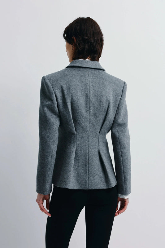 Sophie Rue Trenton Blazer, pleated blazer, wool blazer, fitted blazer, blazer, women's clothing