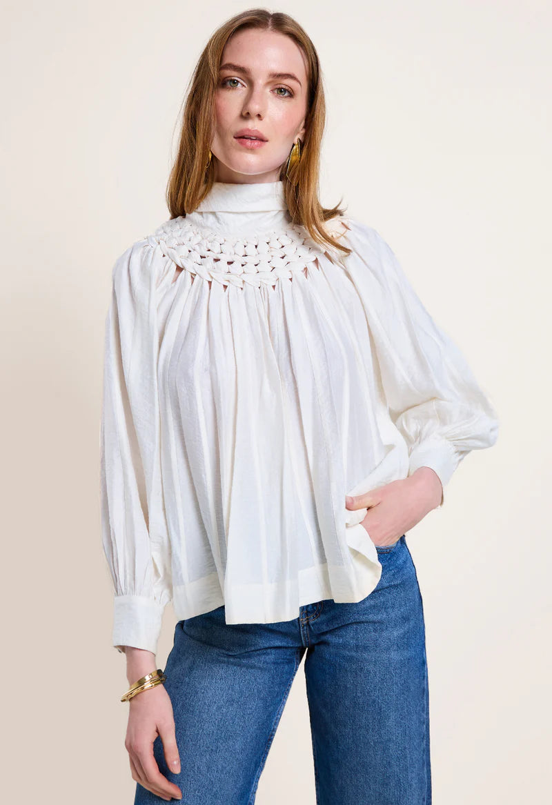 Scarlett Poppies Marona Top, long sleeved shirt, dressy top, shirt, women's clothing