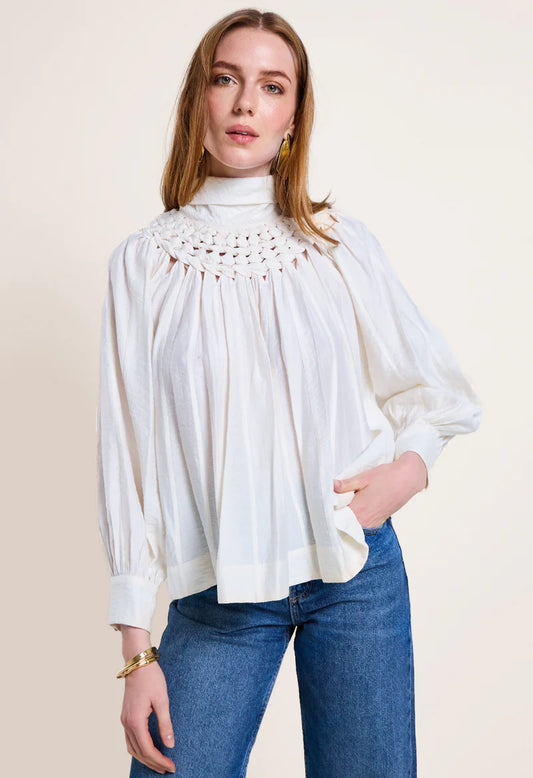 Scarlett Poppies Marona Top, long sleeved shirt, dressy top, shirt, women's clothing