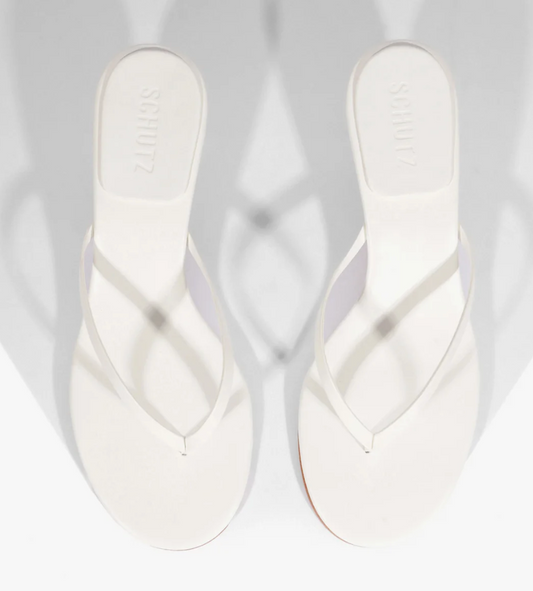 Schutz Carolyn in White, Carolyn Leather Sandal, sandal, shoes, women's shoes