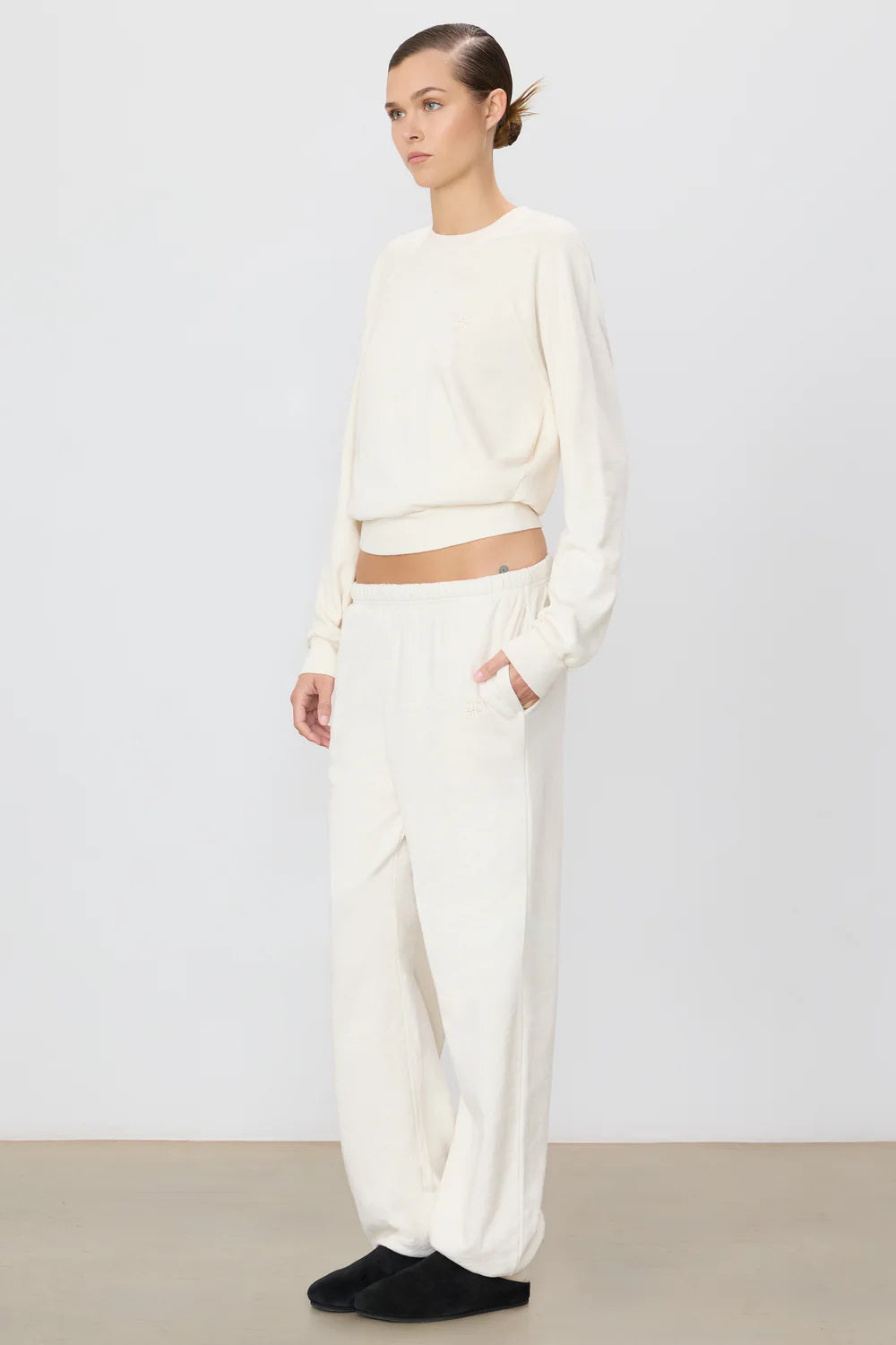 ÉTERNE Boyfriend Pocket Sweatpant, sweatpants, matching set, sweats, women's clothing