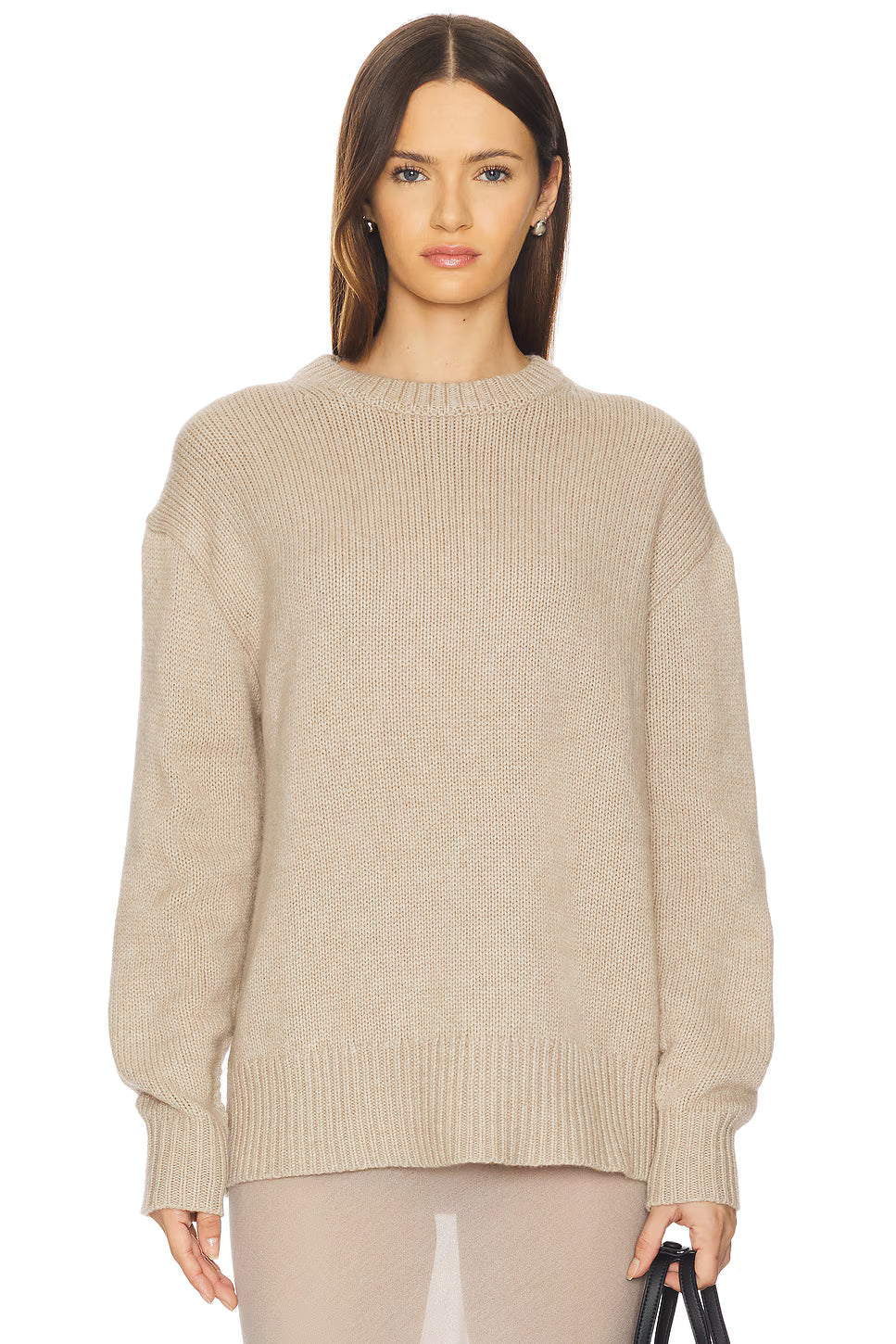 Sophie Rue Gil Sweater, oversized sweater, wool-cashmere sweater, crewneck sweater, women's clothing