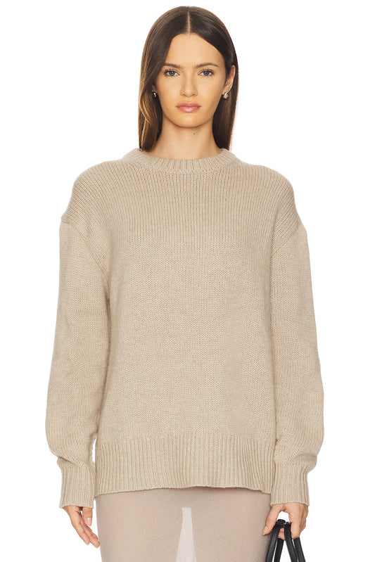Sophie Rue Gil Sweater, oversized sweater, wool-cashmere sweater, crewneck sweater, women's clothing